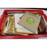A box of approx 200, 7 inch single records including lots of soul and pop from the 60s to 70s
