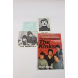 Autographs Ray Davies ( Kinks ) Freddie and the Dreamers - Tommy Quickly and The Mersys ( 4 )