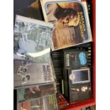 ***OBJECT LOCATION BISHTON HALL***A box of cds and tapes including elton john - bob dylan and some