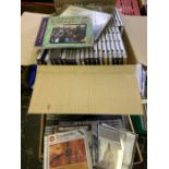 ***OBJECT LOCATION BISHTON HALL***Two small boxes of cds including albums and cd singles pop and