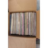 A collection of 215 LP records including pop and compilations from the 70's & 80's