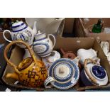 A collection of early to mid 20th Century teapots, including Royal Doulton etc (Q)