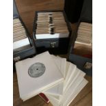 ***OBJECT LOCATION BISHTON HALL***Approx 300 soul / pop singles in 3 vintage black 7 inch cases