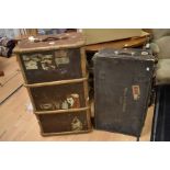 Two vintage travel trunks, early to mid 20th Century