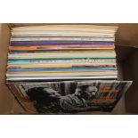 A collection of 50 vinyl LP records, jazz collection, 60/70's, including Sonny Boy, George Lewis,