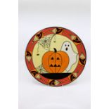 Lorna Bailey: A Lorna Bailey limitesd edition 'Halloween' charger, No 17/100. Diameter approx