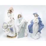 Six Nao figures of married couples, religious, fairytale and lady figures