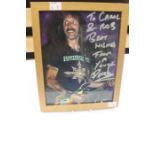 Dave Brock (Hawkwind) signed photo, dedicated