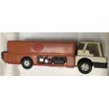 Texaco Tanker, large scale tinplate with plastic wheels Petrol tanker made by Park Plastics,