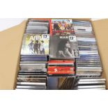 2 boxes of new sealed ex HMV stock, including CD's, albums in mint condition; U2, The Who,
