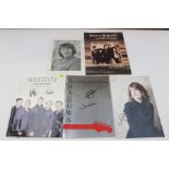 Autograph selection J Walker ( Walker Brothers ) Bruce Hornsby - Westlife ( 2 ) Alison Moyet -