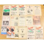 A collection of assorted European football programmes to include: Feyenoord v. Tottenham Hotspur (