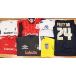 A collection of eight football shirts to include: five Nottingham Forest, one Chelsea and two