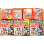 A collection of three Orbis World Cup 90 albums, together with four Football Magic binders,