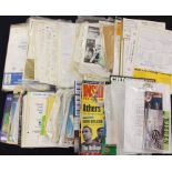 A collection of assorted cricket scorecards, handbooks, yearbooks and other items various. (two
