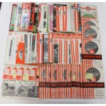 Football programmes, collection of 110 different SUNDERLAND HOME MATCHES, 1954 to 1996, League and