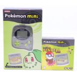 Nintendo: A boxed Nintendo Pokemon Mini, with Pokemon Party Mini game, original box; together with a