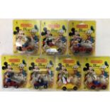 Matchbox: A collection of assorted diecast Disney Characters in vehicles. 1979. All carded unopened.