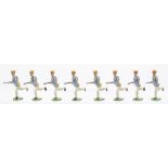 Britains: A collection of assorted unboxed Britains figures, Japanese Infantry Charging, 1904,