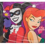 Warner Bros: A framed, Limited Edition Fine Art Print, 'Harley Quinn and Poison Ivy', Issued in
