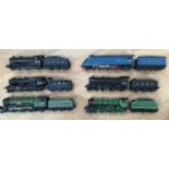 Railway: collection of 00 gauge Bachmann locomotives including Coldstreamer 2-6-2 4844, Peregrine