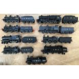 Railway: collection of 00 gauge kit built LMS locomotives including 0-6-0 3422, 0-6-0 2645, 4-4-0