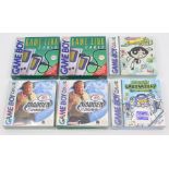 Gameboy: A collection of four Game Boy Color boxed and sealed games to comprise: Dexter's