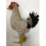 Merrythought: A mid-1930's, Merrythought, mohair Cockerel, 15" tall, some wear, and damage to feet.