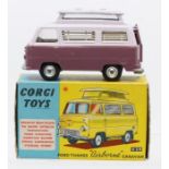 Corgi: A boxed Corgi Toys, Ford Thames 'Airborne' Caravan, 420, two-tone lilac, slight marking to