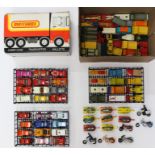 Matchbox: A collection of approximately thirty Matchbox Superfast unboxed models, in varying