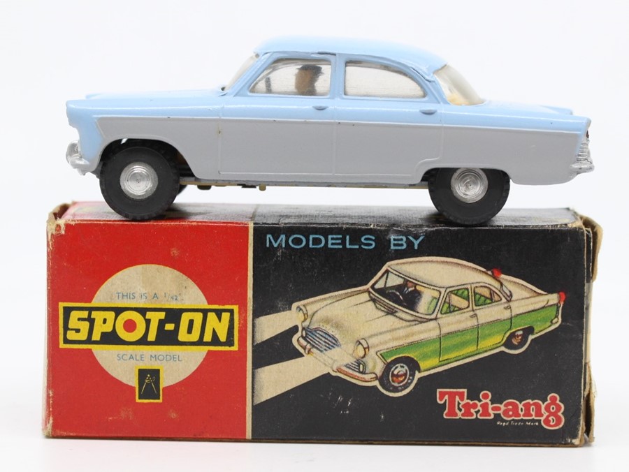 Spot-on: A boxed Spot-on, Ford Zodiac Model 100/SL, complete with clean battery box, working