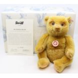 Steiff: A boxed Steiff, Limited Edition teddy bear, Buddha Bear, 23cm, L.E. 500/2008, white tag,