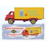 Dinky: A boxed Dinky Supertoys, Big Bedford Van, Heinz Beans, 923, red cab and yellow trailer,