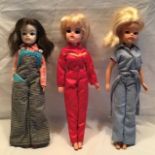 Sindy: A Sindy Dolls, 1970’s, three dolls, two blonde, one brunette, including Cut & Style Sindy