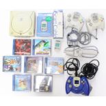 Dreamcast: A collection of assorted Sega Dreamcast items to include: unboxed console; a boxed Visual