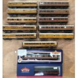 Railway: collection of 00 gauge passenger coaches, Bachmann and kit built. All in used condition.