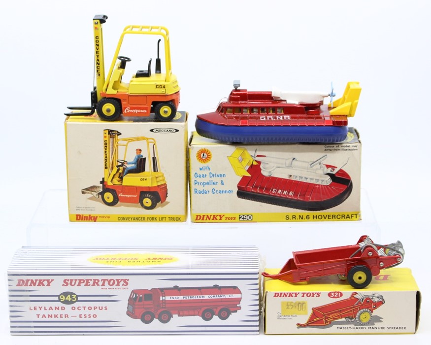 Dinky: A boxed Dinky Toys, SRN6 Hovercraft, 290, box slightly crushed and scuffed to edges and