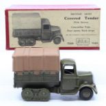 Britains: A boxed Britains, British Army Covered Tender with Driver, Caterpillar Type, No. 1433,