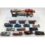 Husky: A collection of assorted Husky diecast vehicles to include Ford Transporter, VW elevator