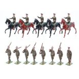 Britains: A boxed Britains, Types of USA Forces, Infantry & Cavalry, No. 267, in original box with