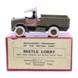 Britains: A boxed Britains, Beetle Lorry, Mechanised Transport of the British Army, No. 1877,