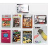 Video Games: A collection of assorted boxed video games to comprise: Atari 7800: One-on-One