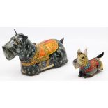 Marx: A Marx, tinplate, clockwork, Scottie dog, length approx. 17cm, untested for working order;