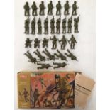 Airfix: A boxed Airfix British Paratroopers 1/32 scale, rare set of 29 figures in original box