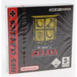 Nintendo: A boxed and sealed, Game Boy Advance, NES Classics, The Legend of Zelda, with red Nintendo