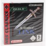 Nintendo: A boxed and sealed, Game Boy Advance, NES Classics, The Adventure of Link, Zelda II,