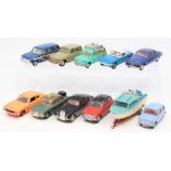 Corgi: A collection of assorted Corgi Toys, unboxed, playworn vehicles, to comprise: Austin A40;