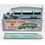 Dinky: A boxed Dinky Toys, Pullmore Car Transporter, 982, complete with loading ramp, box lid