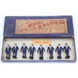 Reka: A boxed Reka, British Sailors Set, lead, early 20th century, eight figures, contained within