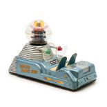 Nomura: A very rare, Nomura, tinplate battery operated moon space ship, made in Japan, (T.N), 1950's